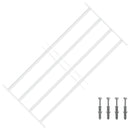 vidaXL Ablakok biztonsági rács 4 keresztlécsel 3 pcs 63-114 cm
