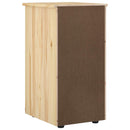 vidaXL Cabinet Barna 34 x 39 x 61,5 cm Tömör fenyőfa