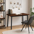 vidaXL 120 x 70 x 75 cm Tömör Akácfa Sötétbarna és Fekete