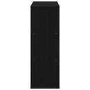 vidaXL Könyvespolc Fekete tölgy 100 x 33 x 94,5 cm Faanyag
