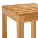 vidaXL Kültéri Bár Szett 5 pcs Kezeletlen Tömör Teakfa
