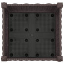 vidaXL Kerekes Kerti Ültető Barna 40 x 40 x 29 cm PP
