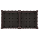 vidaXL Kerekes Kerti Ültető Barna 80 x 40 x 29 cm PP