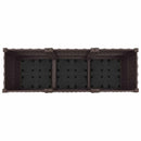 vidaXL Kerekes Kerti Ültető Barna 120 x 40 x 44 cm PP
