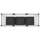 vidaXL Kerekes Kerti Ültető Fehér 120 x 40 x 48 cm PP
