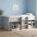 vidaXL Gyerekek Magas Ágykeret 2 pcs Beton 203 x 101,1 x 68,5 cm