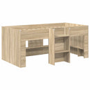 vidaXL Gyerekek Magas Ágykeret 2 pcs Sonoma 163 x 101,1 x 68,5 cm