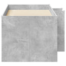 vidaXL Gyerekek Magas Ágykeret 2 pcs Beton 163 x 101,1 x 68,5 cm