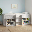 vidaXL Gyerekek Magas Ágykeret 2 pcs Beton 193 x 96,1 x 68,5 cm