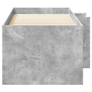 vidaXL Gyerekek Magas Ágykeret 2 pcs Beton 193 x 96,1 x 68,5 cm