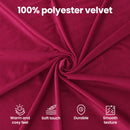 vidaXL Kanapéágy Bordó Szövet