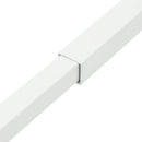 vidaXL Állítható ablakbiztonsági rúd 3 db 710 -1200 mm Acél Fehér