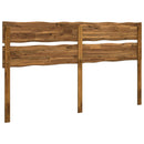 vidaXL Élő élű fejtámla ROSTOCK Természetes 200 cm Tömör Akácfa