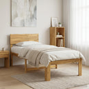 vidaXL Egyszemélyes Ágykeret Fejtámlával ROSTOCK Fehér 90 x 190 cm