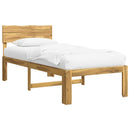 vidaXL Egyszemélyes Ágykeret Fejtámlával ROSTOCK Fehér 90 x 190 cm