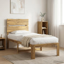 vidaXL Egyszemélyes Ágykeret Fejtámlával ROSTOCK Fehér 90 x 190 cm