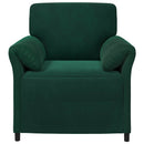 vidaXL 1 személyes kanapé Sötétzöld 88 x 83 x 95 cm Bársony