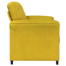 vidaXL 1 személyes kanapé Sárga 88 x 83 x 95 cm Bársony