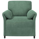 vidaXL 1 személyes kanapé Tengeri Zöld 88 x 83 x 95 cm Bársony
