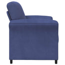 vidaXL 1 személyes kanapé Rendőrségi kék 88 x 83 x 95 cm Bársony