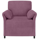 vidaXL 1 személyes kanapé Lila 88 x 83 x 95 cm Bársony