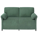 vidaXL Kétüléses Kanapé Tengeri Zöld 158 x 83 x 95 cm Bársony
