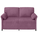 vidaXL Kétüléses Kanapé Lila 158 x 83 x 95 cm Bársony