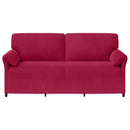 vidaXL 3-Fős kanapé Bordó 198 x 83 x 95 cm Bársony