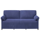 vidaXL 3-Fős kanapé Rendőrségi kék 198 x 83 x 95 cm Bársony