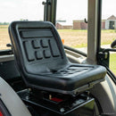 vidaXL Traktor ülés felfüggesztéssel Fekete 39,5 x 52 x 43 cm