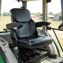 vidaXL Traktor ülés felfüggesztéssel Fekete 60 x 58 x 72 cm