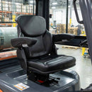 vidaXL Traktor ülés felfüggesztéssel Fekete 60 x 58 x 72 cm