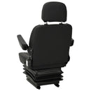 vidaXL Traktor ülés felfüggesztéssel Fekete 56 x 57 x 87 cm