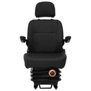 vidaXL Traktor ülés felfüggesztéssel Fekete 56 x 57 x 87 cm