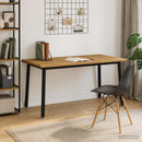 vidaXL Élő élű étkezőasztal 160 x 90 x 75 cm Tömör Akácfa Fehér