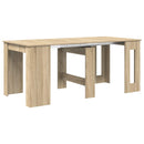 vidaXL Étkezőasztal 180 x 85 x 75 cm Szerelt Fa Sonoma Tölgy
