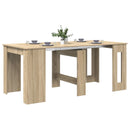 vidaXL Étkezőasztal 180 x 85 x 75 cm Szerelt Fa Sonoma Tölgy