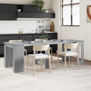 vidaXL Étkezőasztal 240 x 85 x 75 cm Szerelt Fa Szürke Sonoma