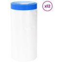 vidaXL Öntapadós fólia 12 pcs Átlátszó és Kék