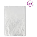 vidaXL Porlap 12 pcs Átlátszó 400 x 500 cm HDPE