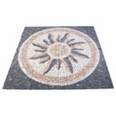 vidaXL Mozaik Csempe Napsugár Mintával Sokszínű 120 x 120 cm Márvány