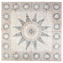 vidaXL Mozaik Csempe Virág Mintával Sokszínű 120 x 120 cm Márvány