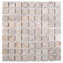vidaXL Mozaik Csempék Krémszínű 30 x 30 cm Márvány