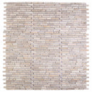 vidaXL Mozaik Csempék Krémszínű 30 x 30 cm Márvány