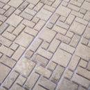 vidaXL Mozaik Csempék Krémszínű 30 x 30 cm Márvány