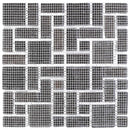 vidaXL Mozaik Csempék Szürke 30 x 30 cm Márvány
