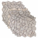 vidaXL Mozaik Csempék Krémszínű 30 x 30 cm Márvány