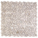vidaXL Mozaik Csempék Krémszínű 30 x 30 cm Márvány