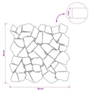 vidaXL Mozaik Csempék Krémszínű 30 x 30 cm Márvány