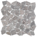vidaXL Mozaik Csempék Világosszürke 30 x 30 cm Márvány